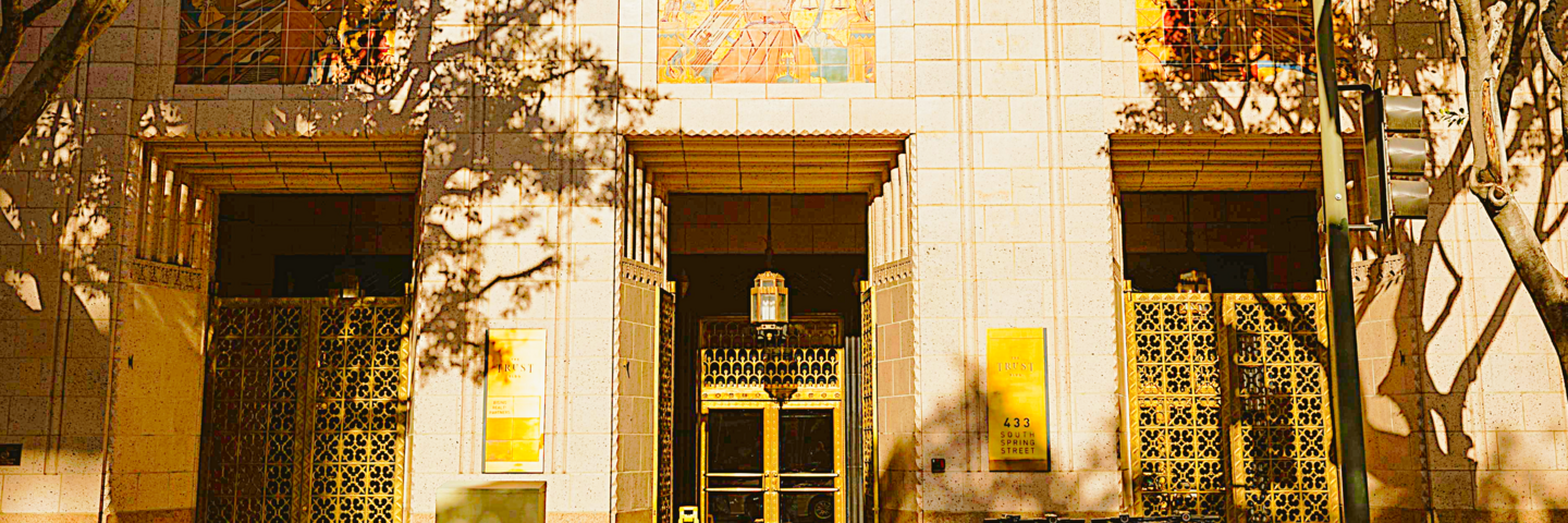 Front of the Trust Building